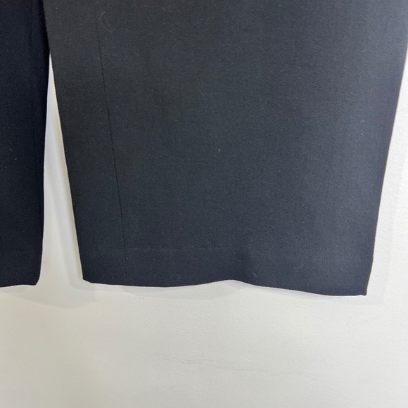 90s CHANEL Karl Lagerfeld era wool gabardine palazzo wide leg trousers FR 34 - Picture 11 of 17